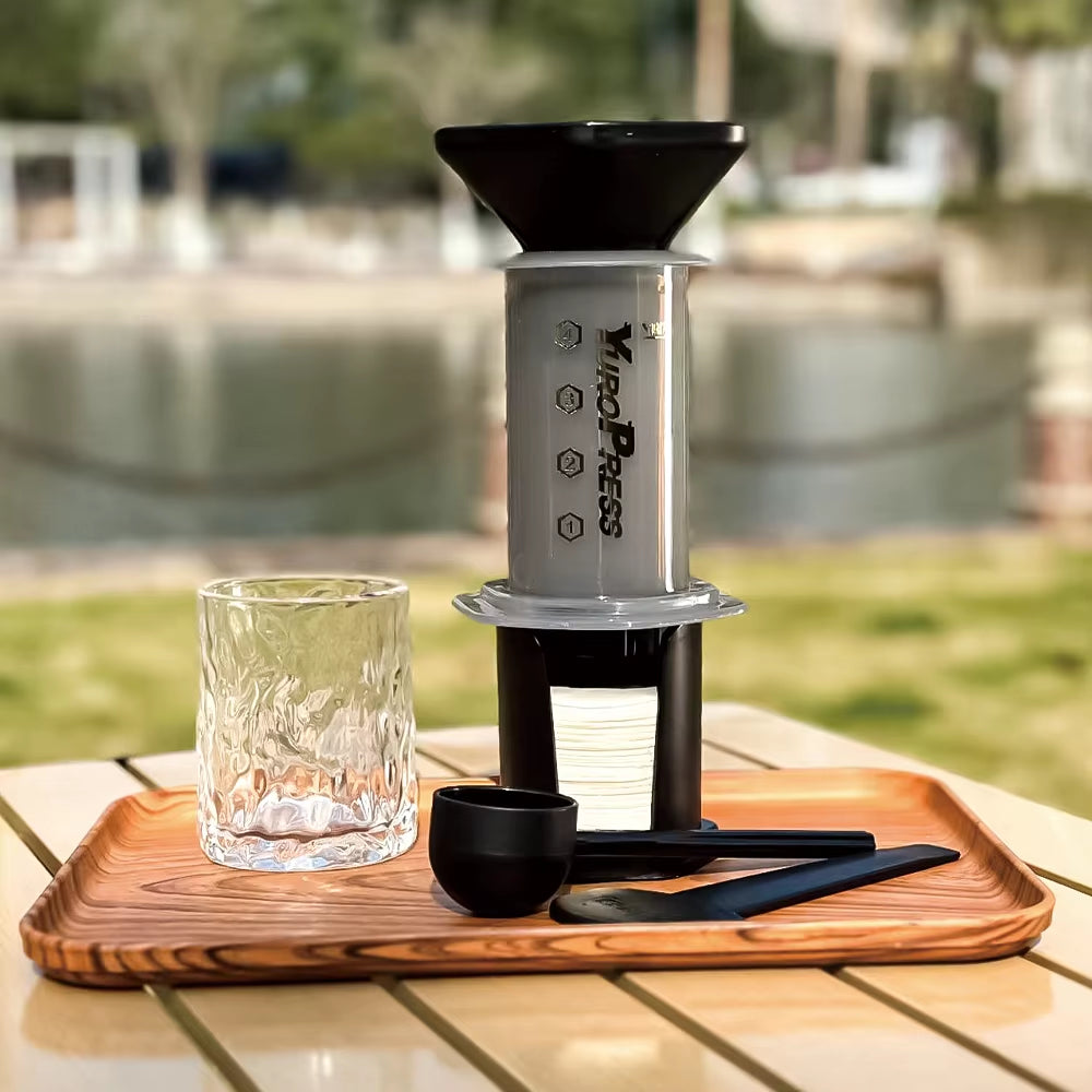 YRP Kaffeemaschine, Tragbare Espressomaschine, Französische Presse Für Auto Und Zuhause, Camping, Reisen, Kaffeekanne, Luftpresse, Ae&Ropress