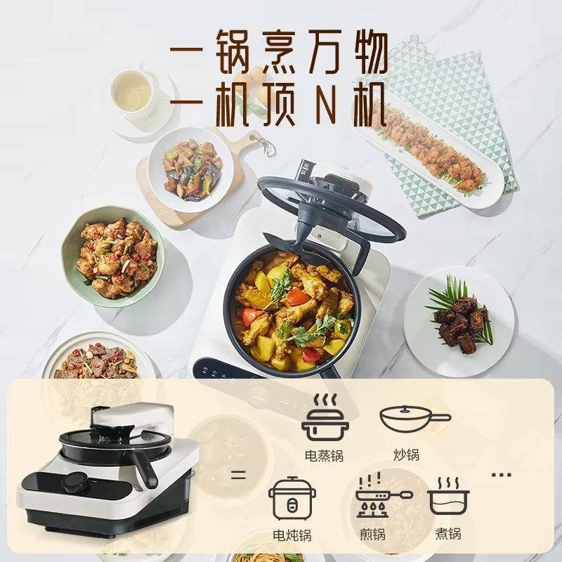 Küchen Roboter Maschine 220V Intelligente Küchenmaschine Nach Hause Automatische Koch Maschine Multi-Kocher רובווZugl