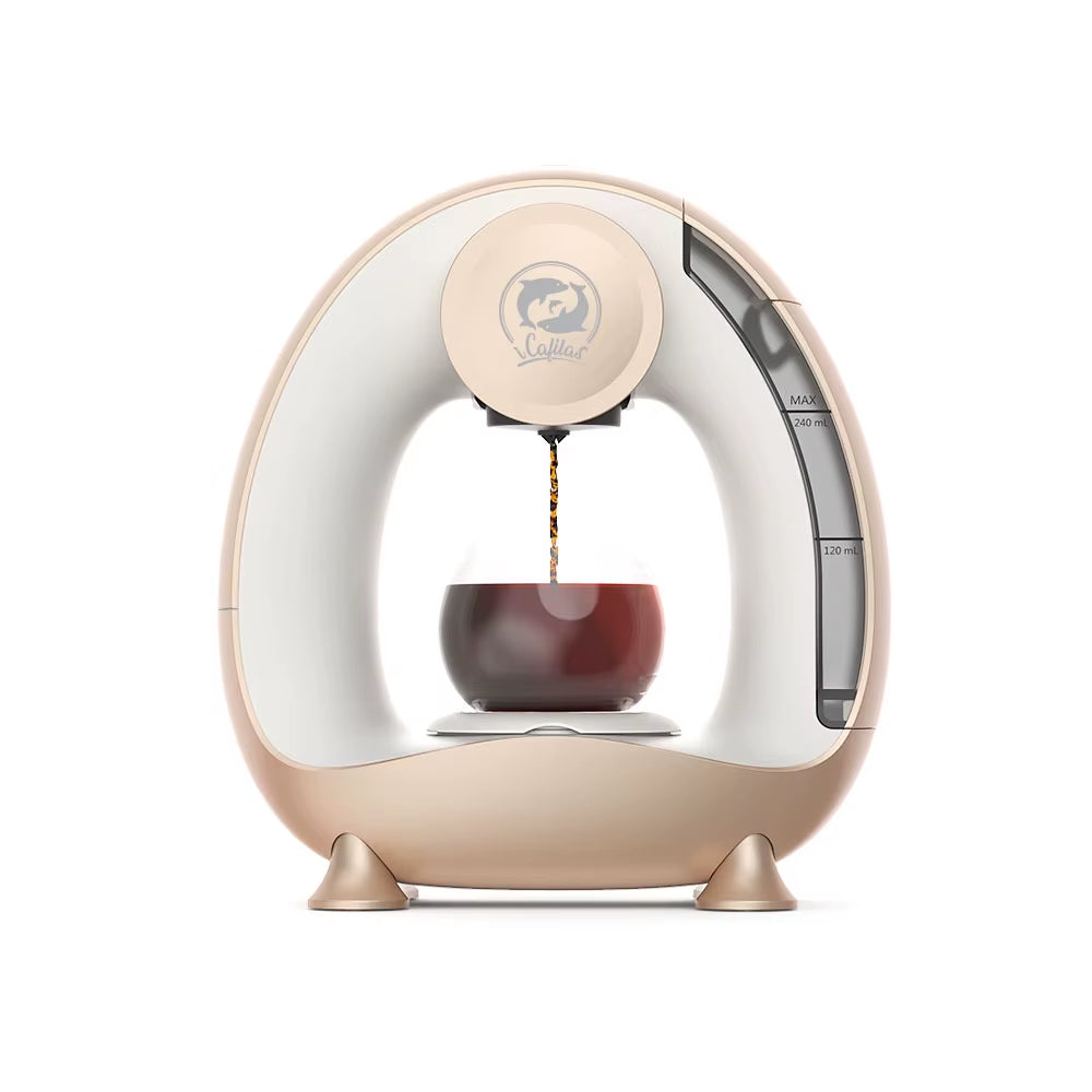Tragbare Kaffeemaschine, Amerikanische Kapselkaffeemaschine Mit Niedrigem Dezibelwert, Kompatibel Mit Kaffeepulver Und K-Bechern, Originalkapseln