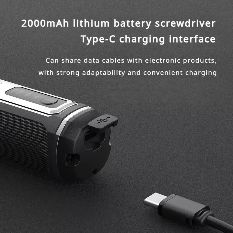 Deli Handheld Elektrische Schraubendreher Lithium Lade Haushalt Schraubendreher Kleine Mini Elektrische Schraubendreher Werkzeug Set