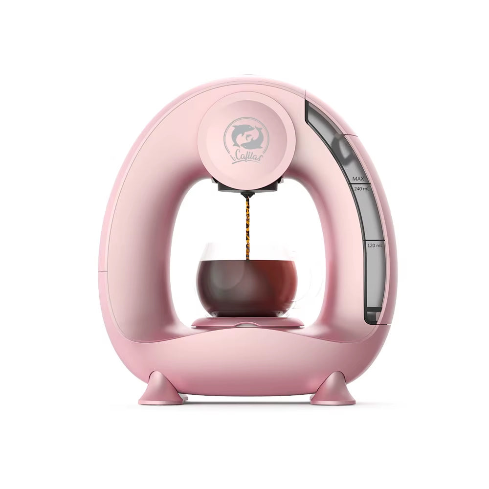 Tragbare Kaffeemaschine, Amerikanische Kapselkaffeemaschine Mit Niedrigem Dezibelwert, Kompatibel Mit Kaffeepulver Und K-Bechern, Originalkapseln