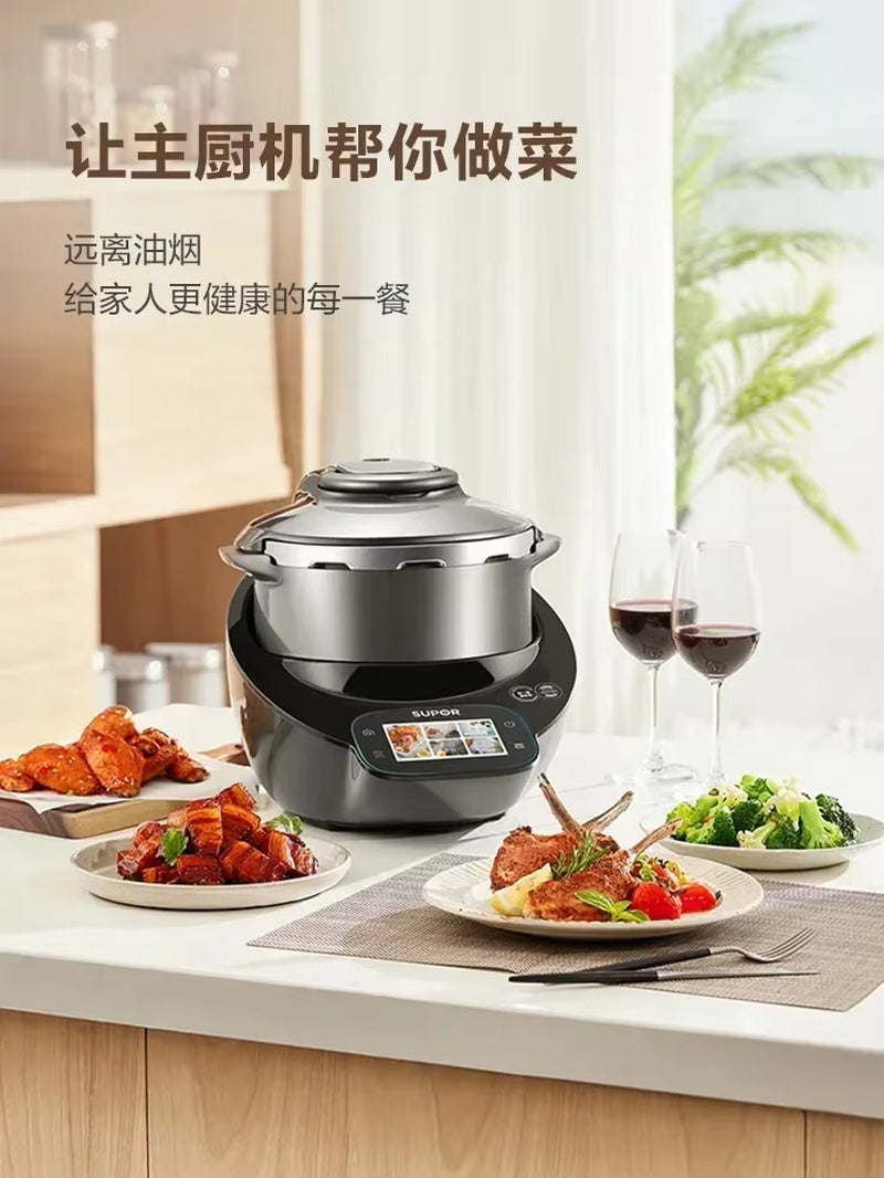 220V SUPOR Small C Master Chef Machine Smart Stir Fry Kochroboter Multifunktions-Automatikküchengerät A