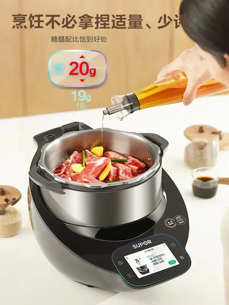 220V SUPOR Small C Master Chef Machine Smart Stir Fry Kochroboter Multifunktions-Automatikküchengerät A