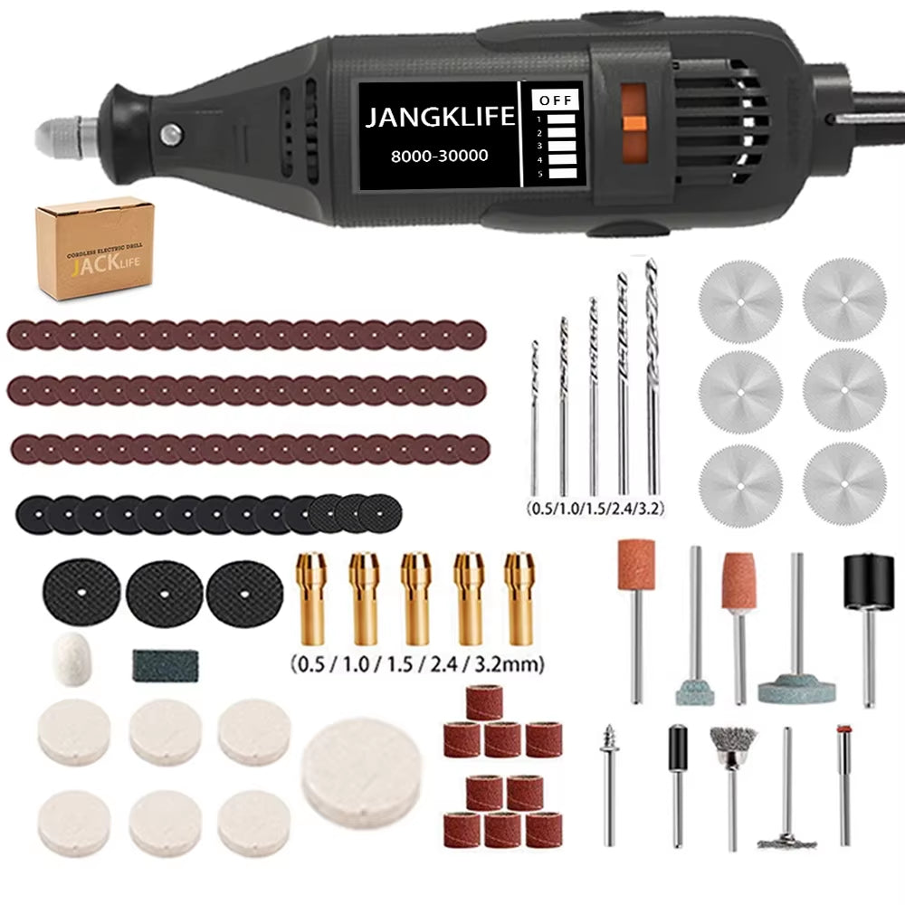 110V 220V Elektrowerkzeuge Elektrische Mini-Bohrmaschine Schleifmaschine Graveur Polierer Mit Drehwerkzeug-Set Kit