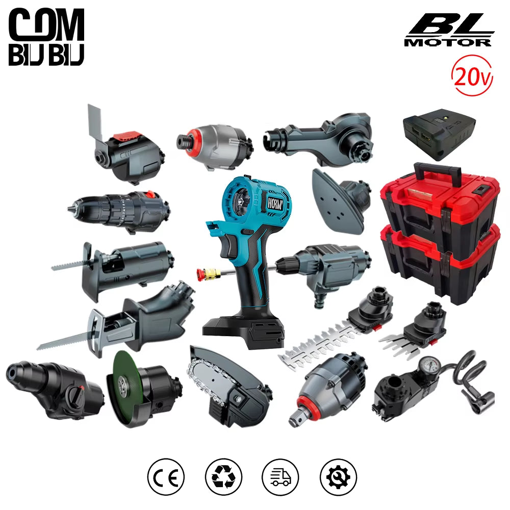 Bürstenlosen Multi-Tool Set Universal Elektrische Schraubendreher Säbelsäge Polieren Maschine Schwingen Werkzeug Set Für Makita Batterie