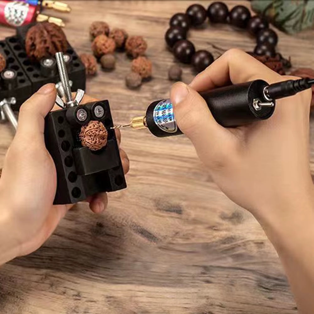 Tragbare Mini Bohrmaschine Hand Dreh Set Graveur Stift Schmuck Werkzeuge Für Epoxidharz Machen DIY Holz Handwerk