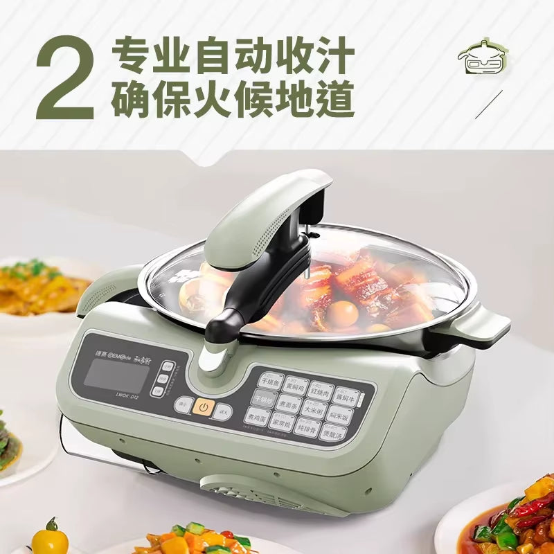 Multifunktionaler Automatischer Kochtopf, Automatischer High-End-Kochroboter, Smart-Home-Kochen, Stellen Die Hitze Automatisch An