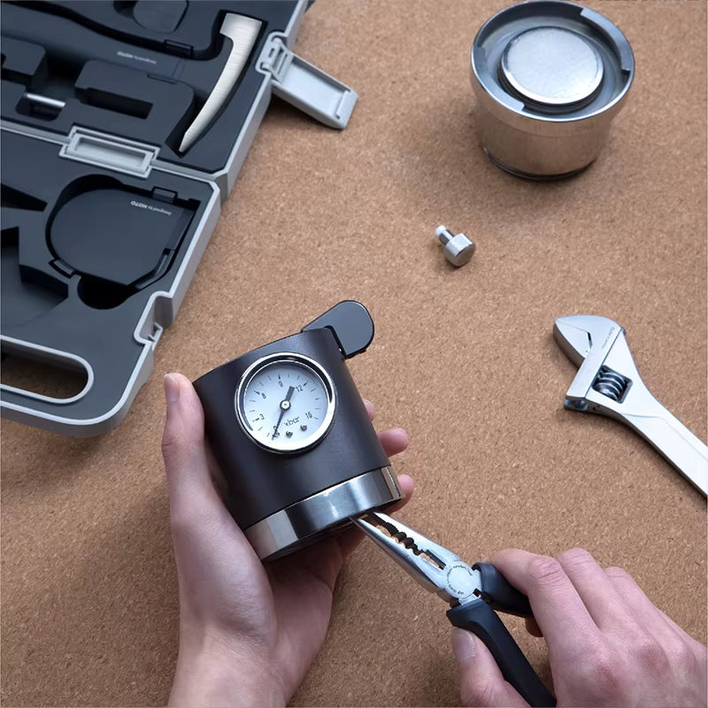HOTO Elektrische Schraubendreher Werkzeug Set Reparatur Tool Kit Mechanische Werkzeuge Box Für Home DIY Einstellbare Spanner Hammer Maßband
