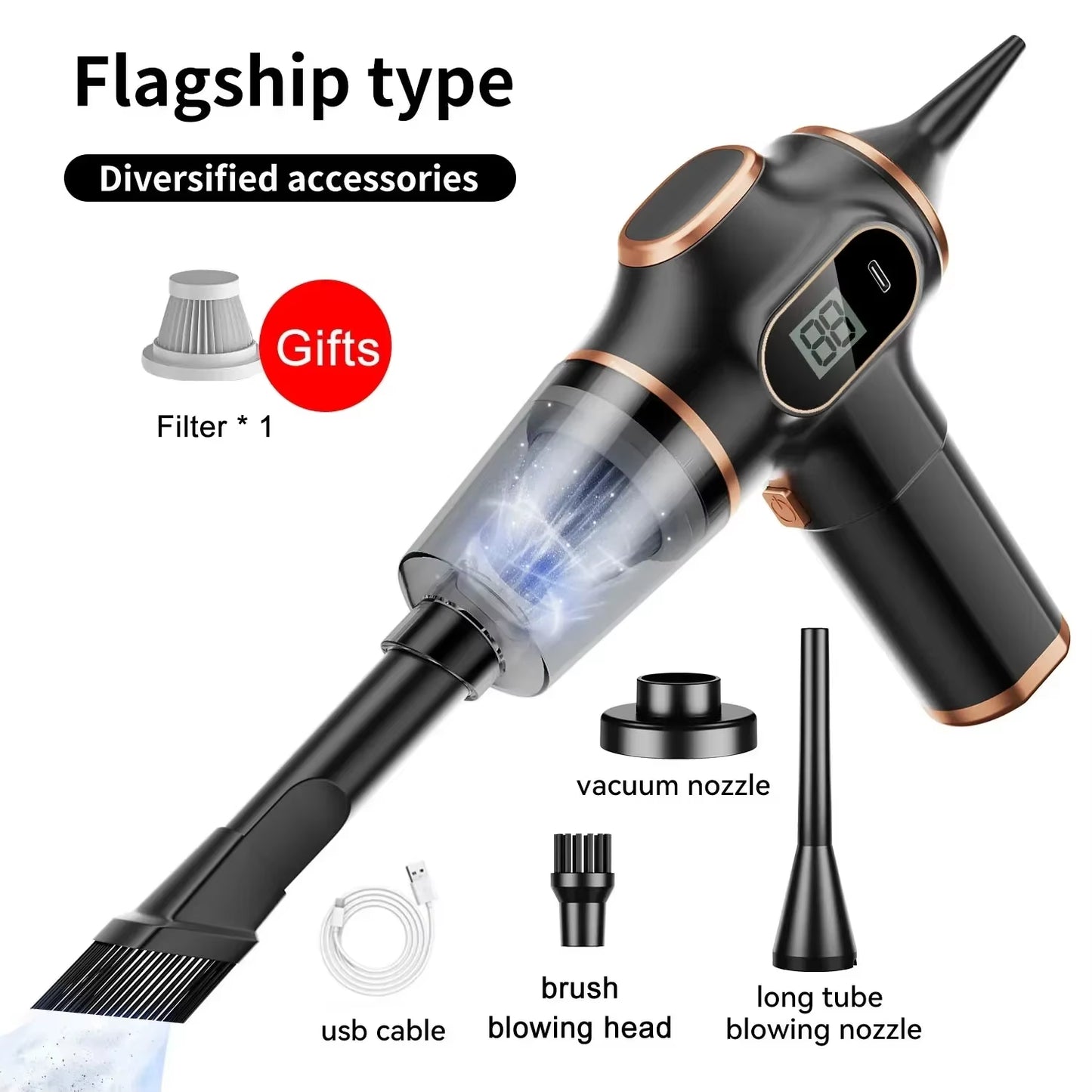 NEUE Original 9500000Pa 5 In1 Drahtlose Staubsauger Automobil Tragbare Roboter Staubsauger Handheld Für Auto Haushaltsgeräte Staubsauger Robot