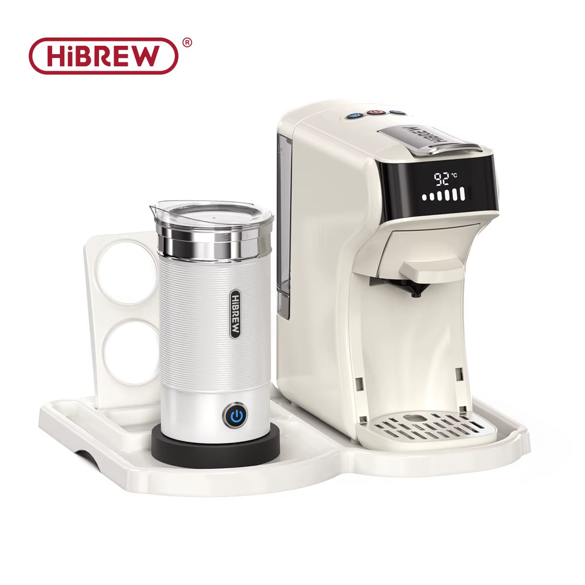 Hibrew 6In1 Kapselkaffeemaschine Heiß/Kalt Mehrere Espresso Cafetera Cappuccino Kaffeemaschine Dolce Gusto Nespresso Pulver H1B