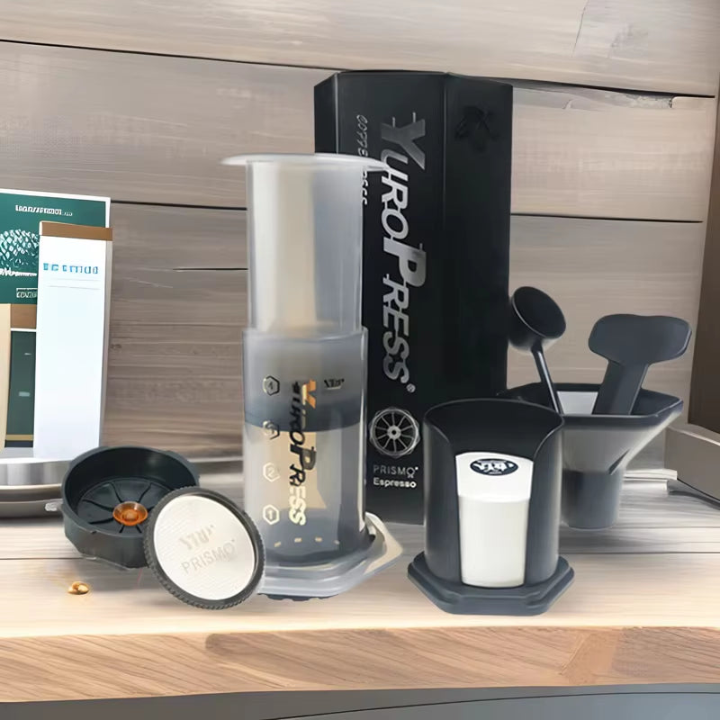YRP Kaffeemaschine, Tragbare Espressomaschine, Französische Presse Für Auto Und Zuhause, Camping, Reisen, Kaffeekanne, Luftpresse, Ae&Ropress