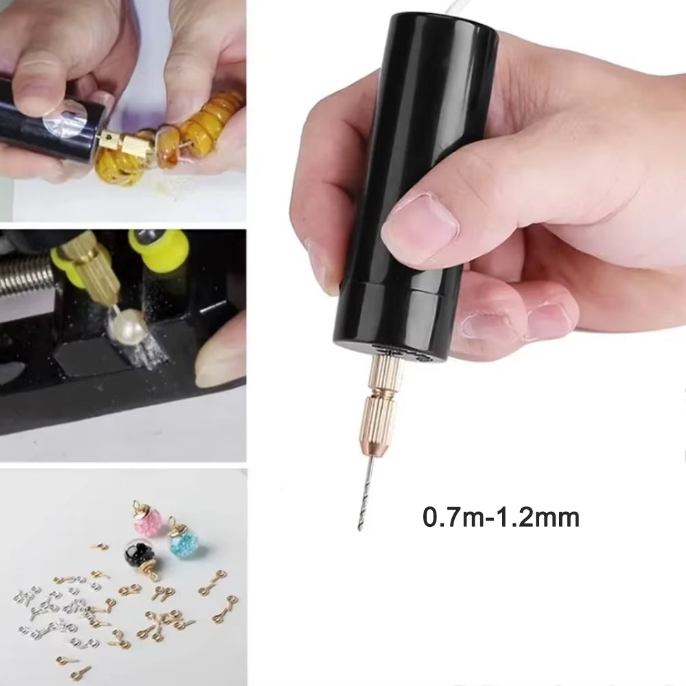 Tragbare Mini Bohrmaschine Hand Dreh Set Graveur Stift Schmuck Werkzeuge Für Epoxidharz Machen DIY Holz Handwerk