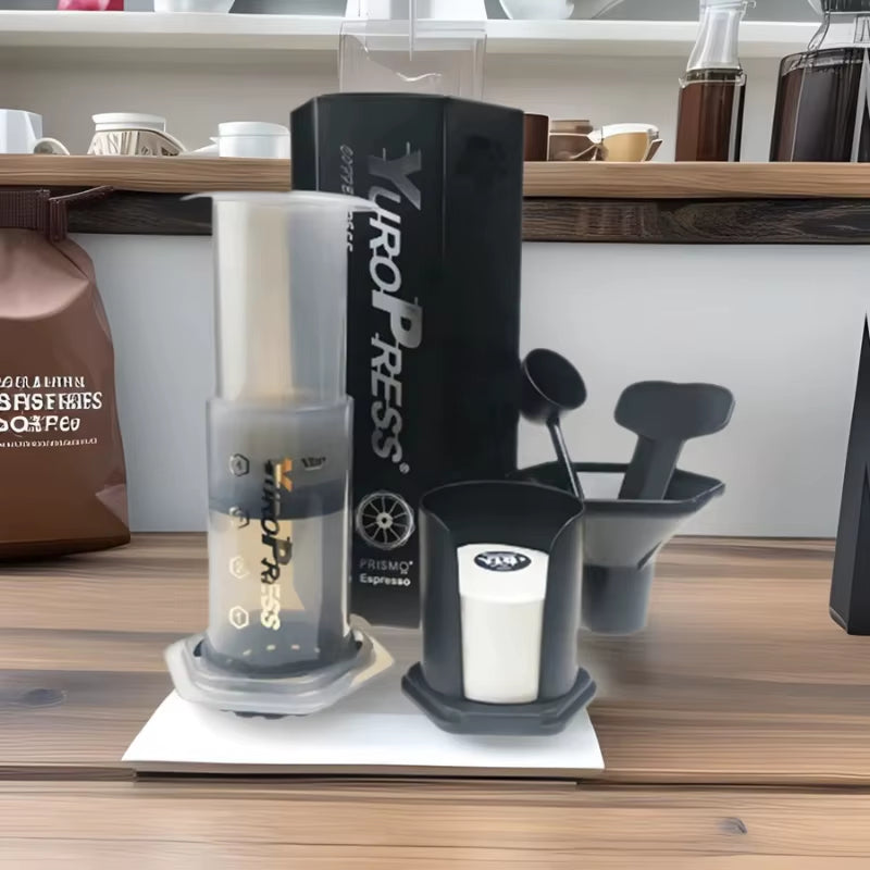 YRP Kaffeemaschine, Tragbare Espressomaschine, Französische Presse Für Auto Und Zuhause, Camping, Reisen, Kaffeekanne, Luftpresse, Ae&Ropress