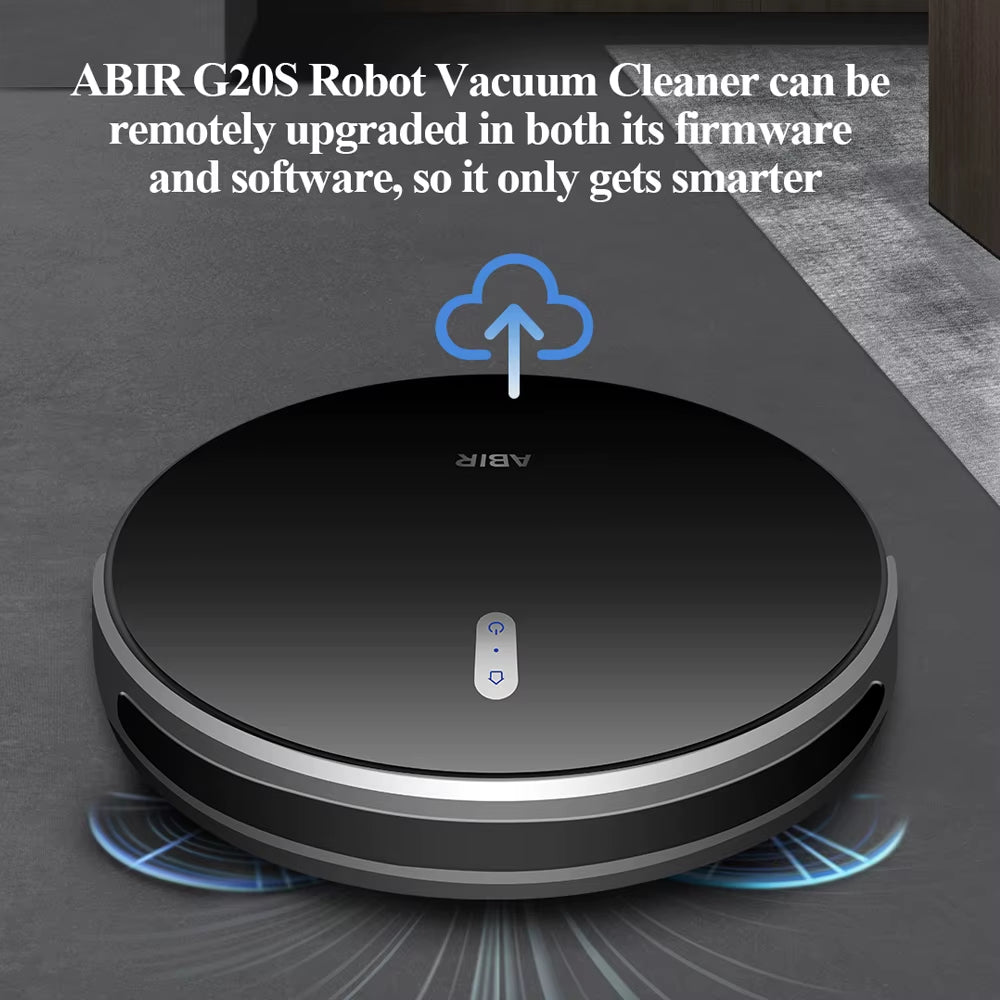 Roboter-Staubsauger ABIR G20S, Ki-Kartennavigation,Superintelligente Partition,Mit Speicher,Wifi-App,6000Pa Starke Saugleistung, Intelligentes Nasswischen, Desinfektion, Funktioniert Mit Alexa Und Google Assistant