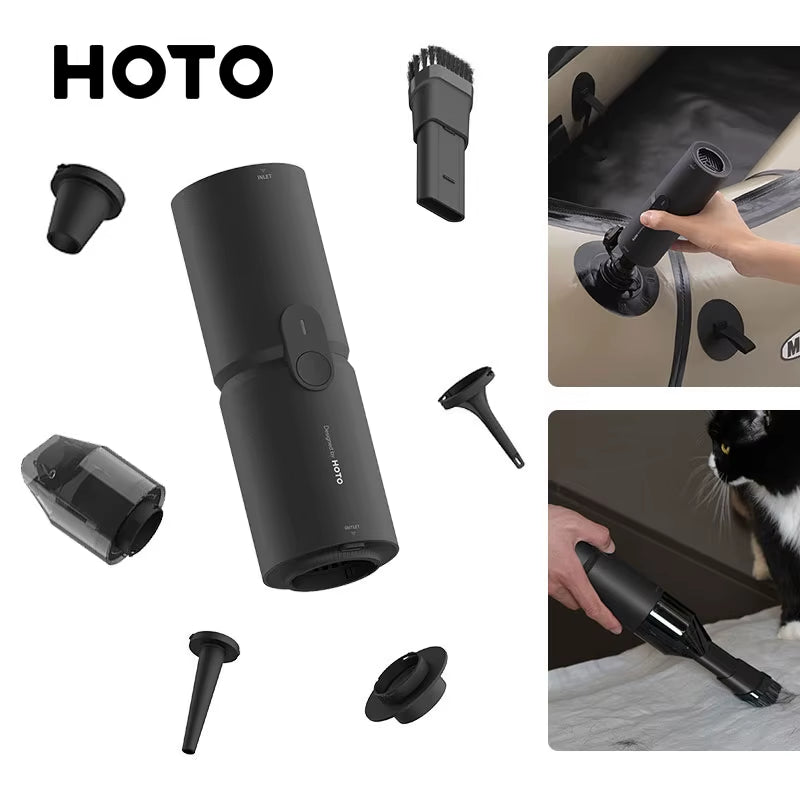 HOTO Druckluftkapsel-Handstaubsauger, Multifunktionaler Dual-Purpose-Reiniger, 15000 PA, Staubfänger Für Zuhause, Auto, Computer Staubsauger Robot
