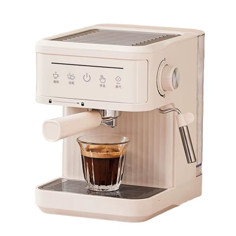 Elektrische Italienische Kaffeemaschine, 20 Bar, Professionelle Espressomaschine, Automatische Halbautomatische Espresso-Cappuccino-Heißwasser