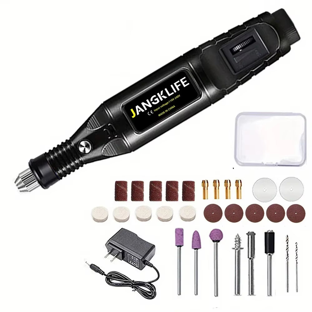 110V 220V Elektrowerkzeuge Elektrische Mini-Bohrmaschine Schleifmaschine Graveur Polierer Mit Drehwerkzeug-Set Kit