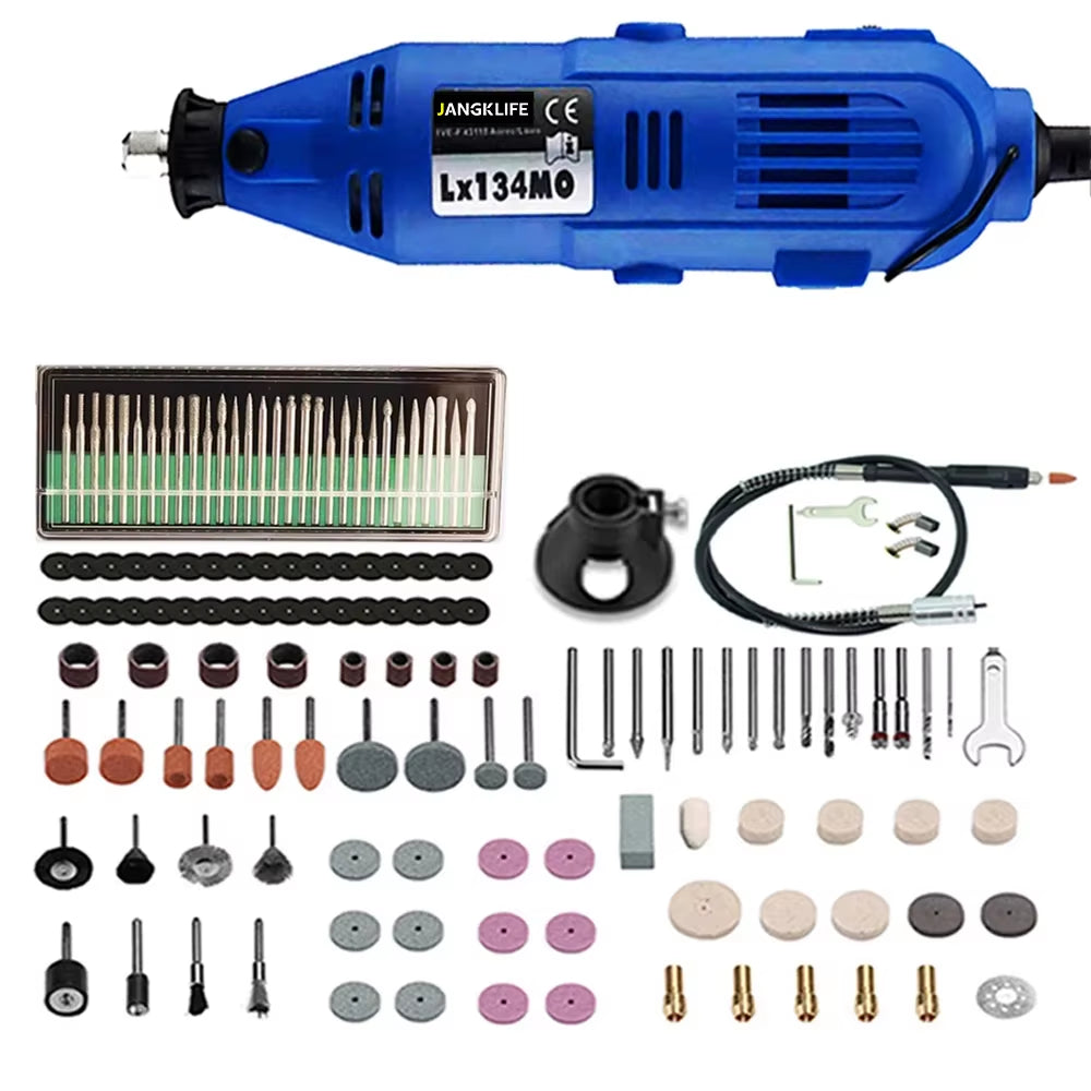 110V 220V Elektrowerkzeuge Elektrische Mini-Bohrmaschine Schleifmaschine Graveur Polierer Mit Drehwerkzeug-Set Kit