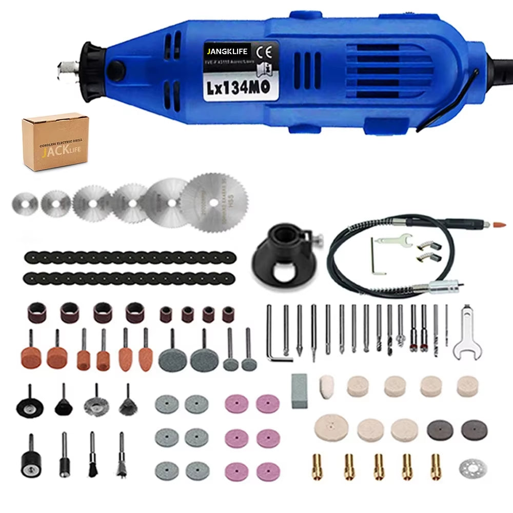 110V 220V Elektrowerkzeuge Elektrische Mini-Bohrmaschine Schleifmaschine Graveur Polierer Mit Drehwerkzeug-Set Kit