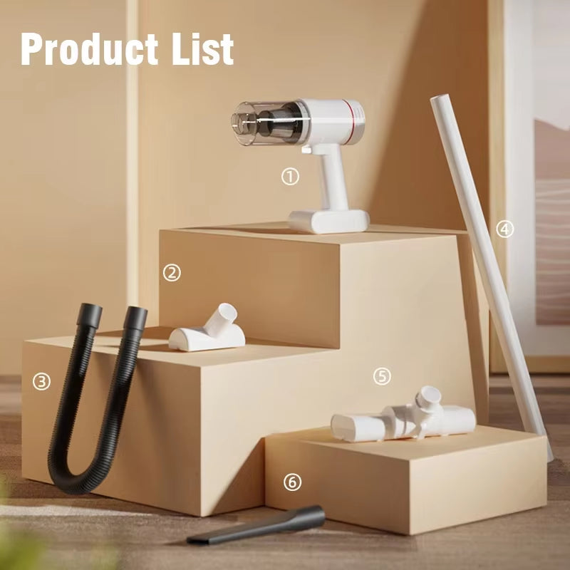 Xiaomi 95000Pa Kabelloser Handstaubsauger Kabelloser Tragbarer Reinigungsroboter Heim- Und Autogebrauch Großer Saugstaubsauger Staubsauger Robot