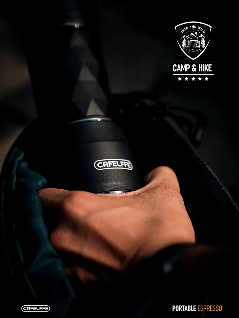 Cafelffe 3 In1 Tragbare Kaffee Maschine Heiß-/Kaltwasser Manuelle Espresso Maschine Für Kapsel & Boden Handpresse Brauer Wandern Reisen