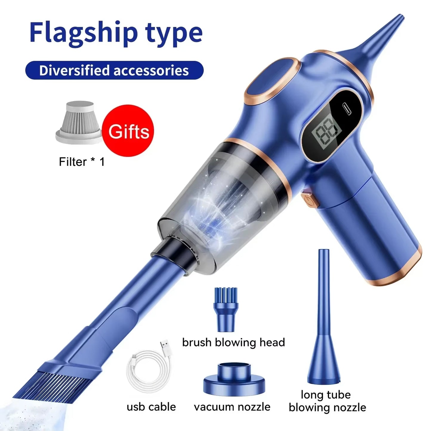 NEUE Original 9500000Pa 5 In1 Drahtlose Staubsauger Automobil Tragbare Roboter Staubsauger Handheld Für Auto Haushaltsgeräte Staubsauger Robot