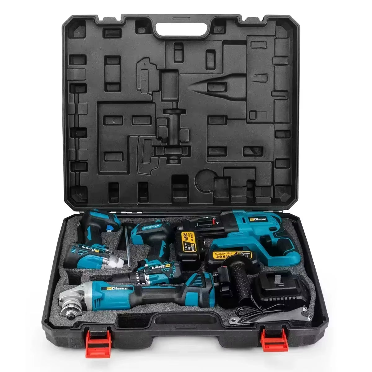 Combo Kits Elektrowerkzeuge Sets Bürstenloser Elektrischer Schlagschrauber Elektrischer Bohrer Winkelschleifer Elektrohammer Für Makita 18 V Akku