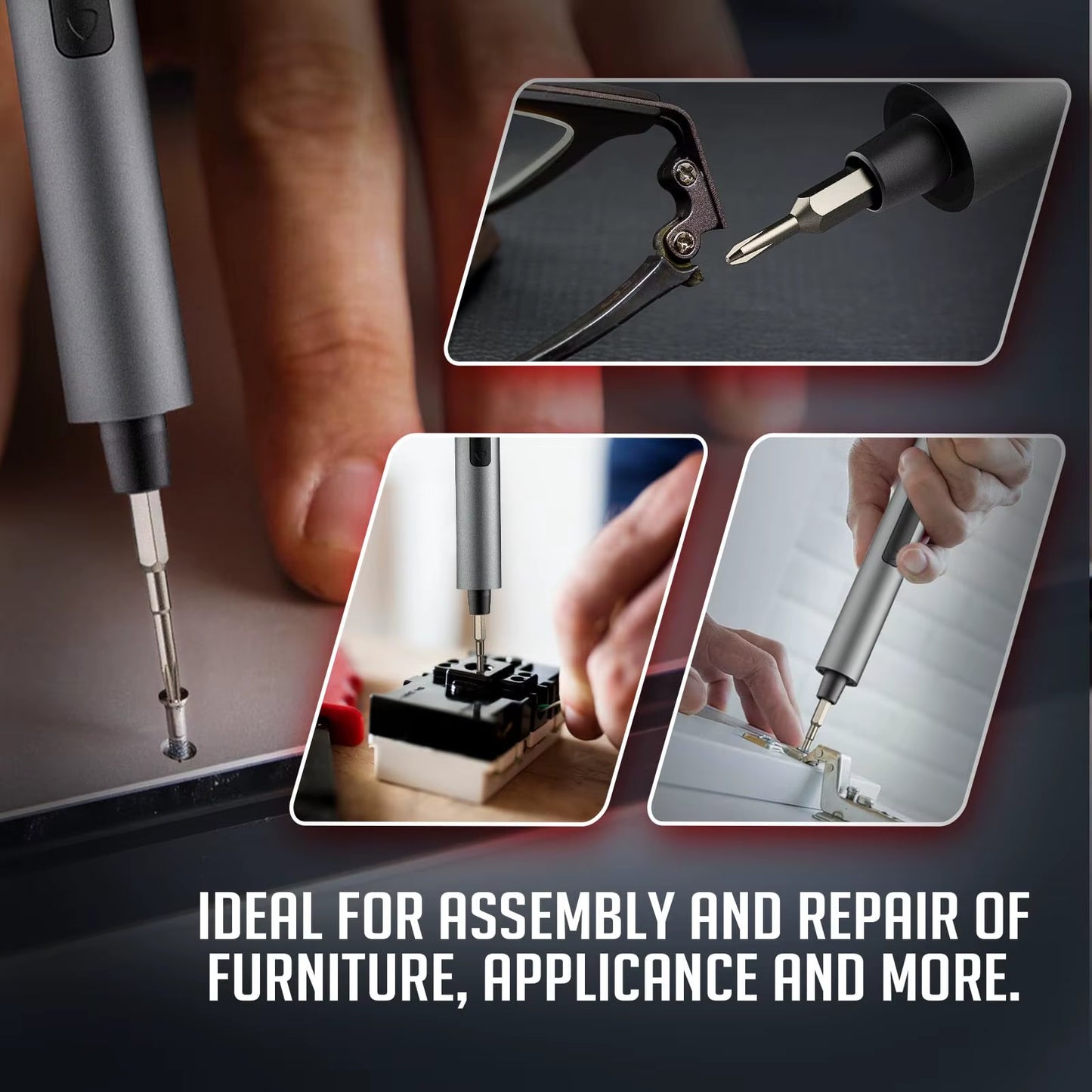 75-In-1-Präzisions-Elektroschrauber-Set, Kabelloser Magnetischer Reparatur-Werkzeugkasten Mit Led-Licht Für PC, Iphone, Kamera, Uhren, Brille