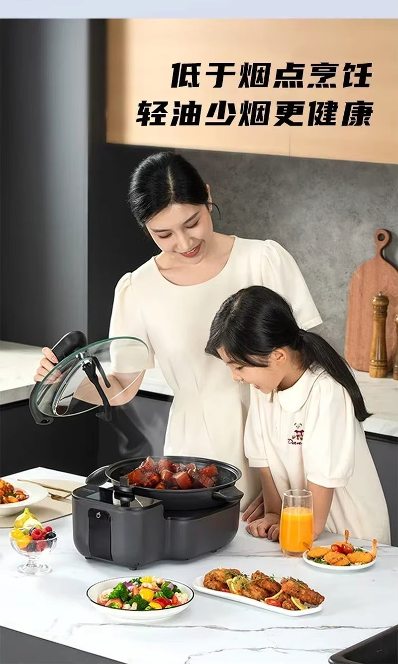 Intelligenter Bratroboter. Neu. Vollautomatisch. Gott Kochen. Haushalt. Multifunktion. All-In-One. Automatische Kochform.