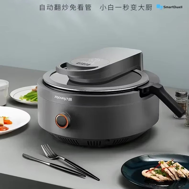Automatische Haushaltskochmaschine: Vollautomatischer Intelligenter Roboter-Kochtopf Mit Bratpfanne Für Gebratenen Reis.