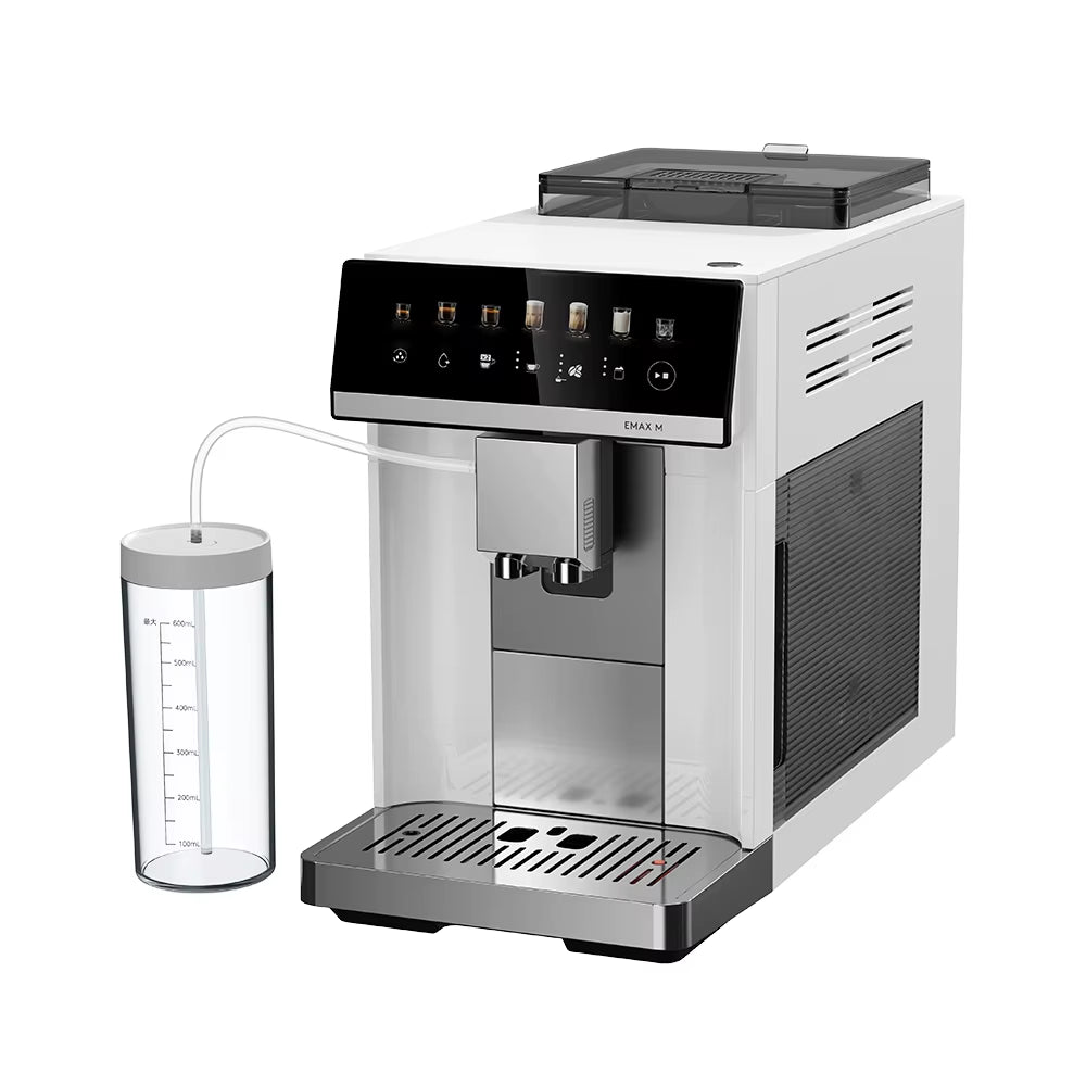 Automatische Espressomaschine Mcilpoog M3, Integrierter Milchaufschäumer Und Tank, 7 Kaffeesorten, Touchscreen