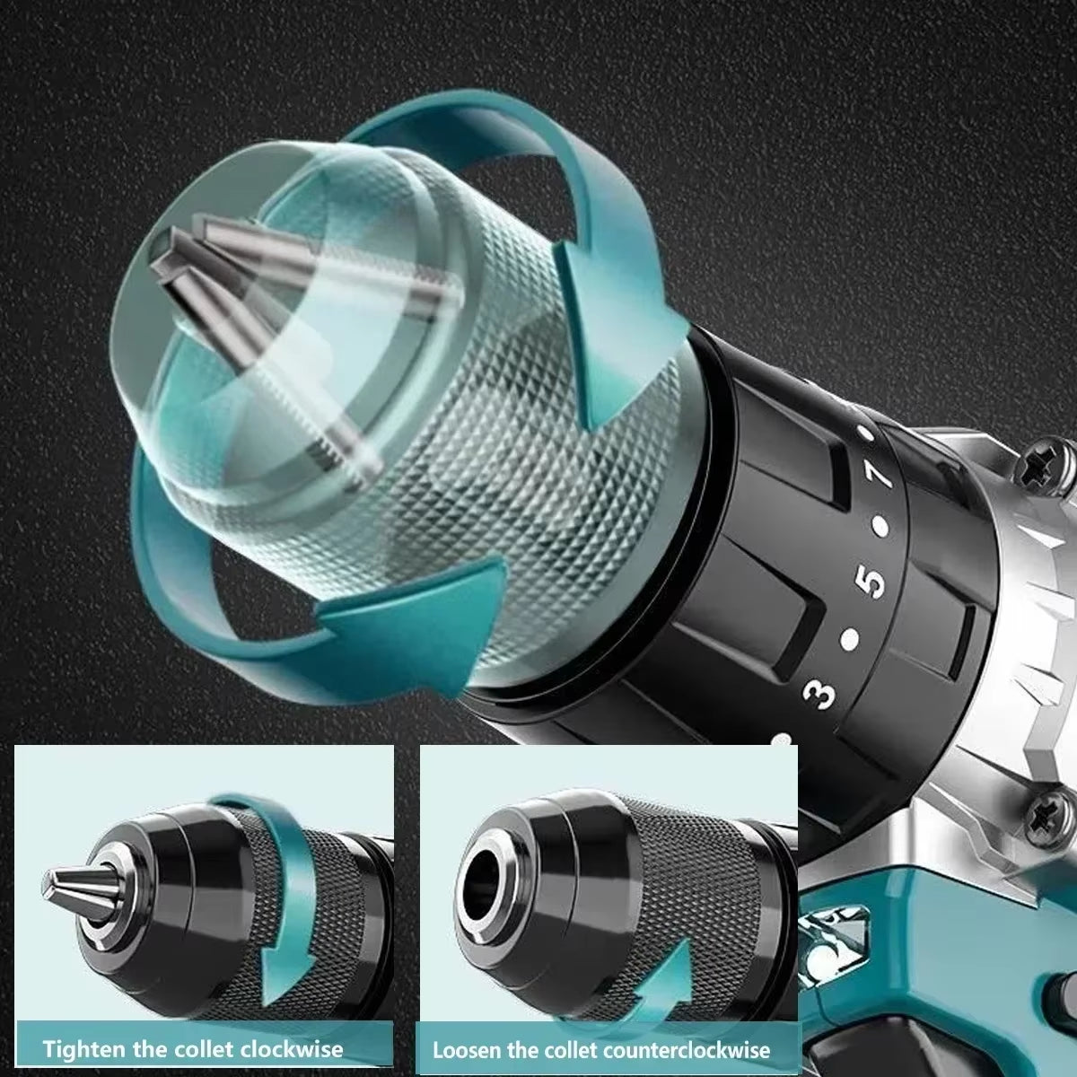 2 in 1 125 Mm Bürstenloser Elektrischer Winkelschleifer Akku-Schlagbohrschrauber Schraubendreher Combo Kit Für Makita Akku Elektrowerkzeug-Sets