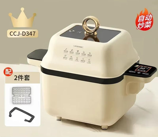 Küche Roboter Maschine 220V Smart Automatische Rotation Rühren-Braten Smart Braten Roboter Mutfak Robotlar Robo De Cozinha