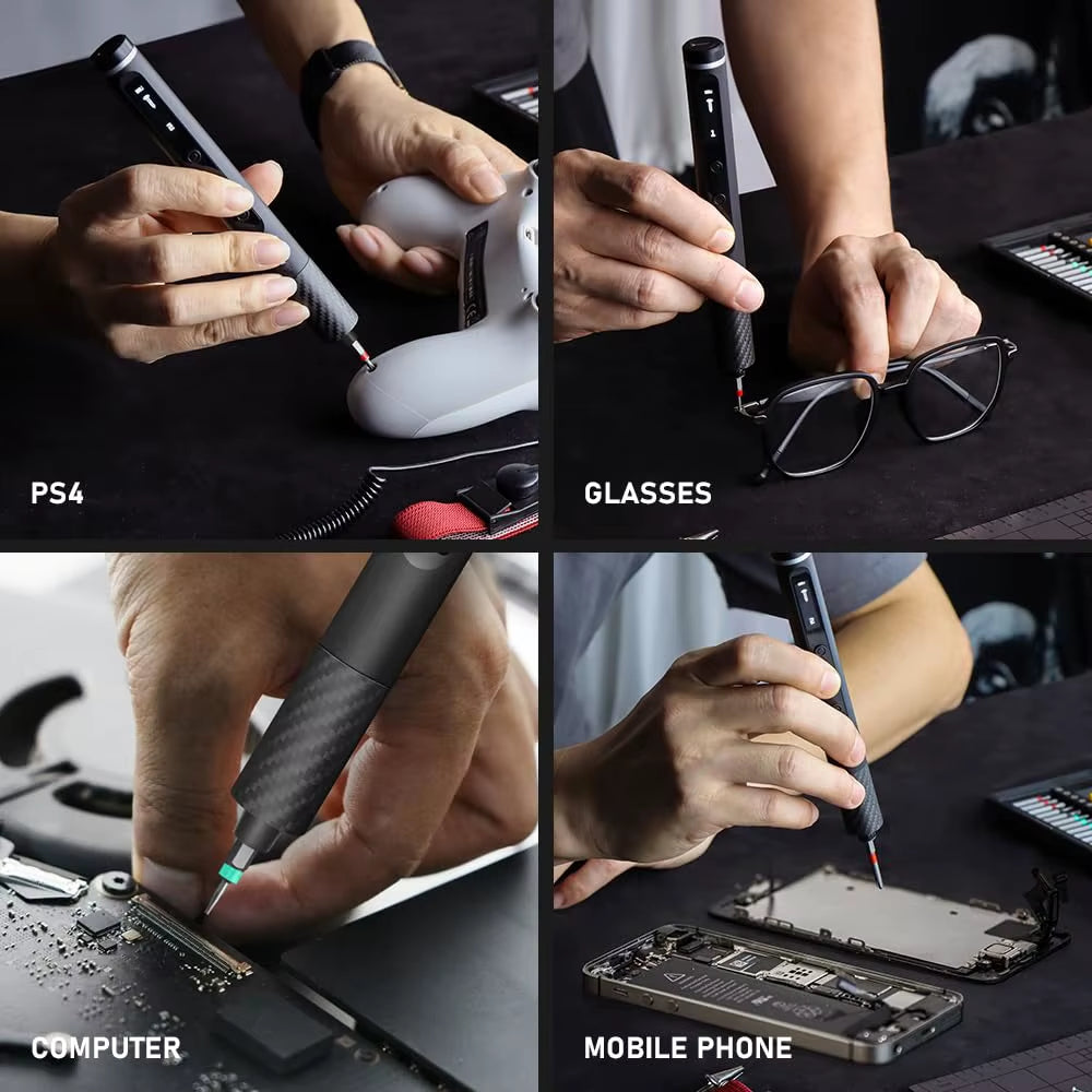 71-In-1 Präzisions-Elektroschrauber-Set S2, Legierter Stahl Mit Hoher Härte Und Led-Licht, Multifunktions-Reparaturwerkzeug Für Kamera-Diy