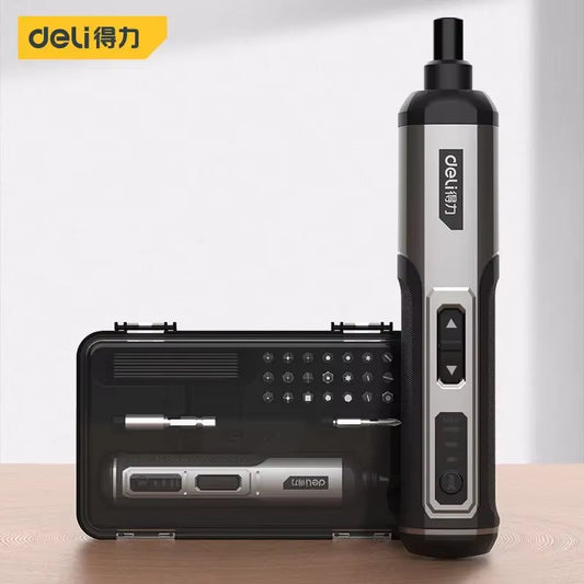 Deli Handheld Elektrische Schraubendreher Lithium Lade Haushalt Schraubendreher Kleine Mini Elektrische Schraubendreher Werkzeug Set
