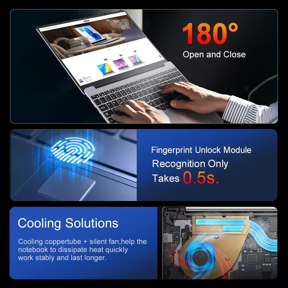 Ninkear A15 plus Gaming-Laptop AMD Ryzen ™ 7 5825U 4,5 Ghz 15,6 Zoll FHD IPS 32 GB DDR4 1 TB SSD Tastatur Mit Hintergrundbeleuchtung Fingerabdruck-Entsperrung