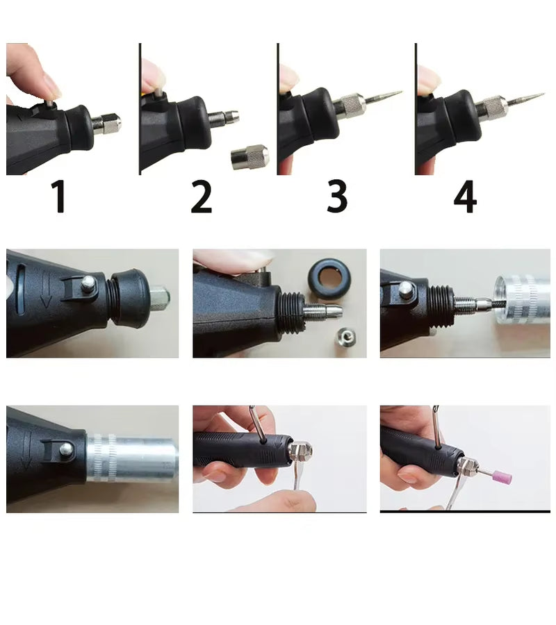 110 V 220 V Elektrowerkzeuge Elektrische Mini Bohrer Stabschleifer Graveur Polierer Mit Drehwerkzeuge Set Kit Für 3000 4000