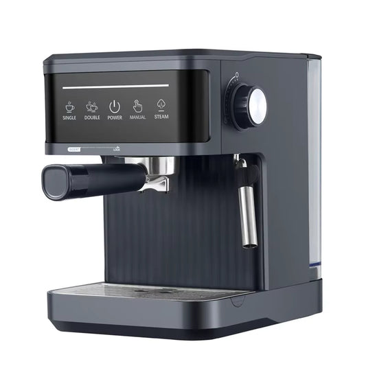 Elektrische Italienische Kaffeemaschine, 20 Bar, Professionelle Espressomaschine, Automatische Halbautomatische Espresso-Cappuccino-Heißwasser