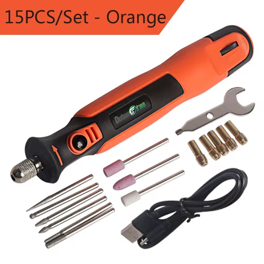 DIY Mini Akku-Bohrschrauber 50W USB Bohrmaschine Werkzeuge Für Schmuck Metall Glas Mini Wireless Bohrer Mit Zubehör Set 0-18000Rpm