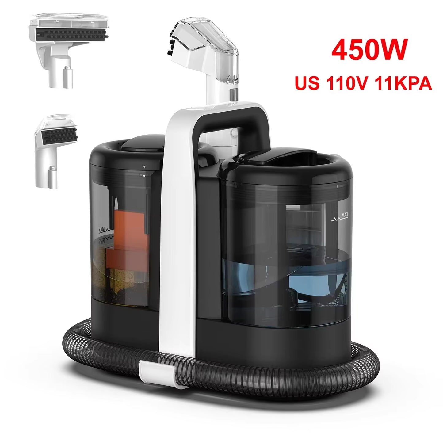 ROBOEVO Spot Cleaner 600/450 W 15/11 Kpa Hand-Teppichreiniger Für Sofa, Vorhang, Sprühabsaugung, Integrierte Maschine, Saubere Maschine Staubsauger Robot