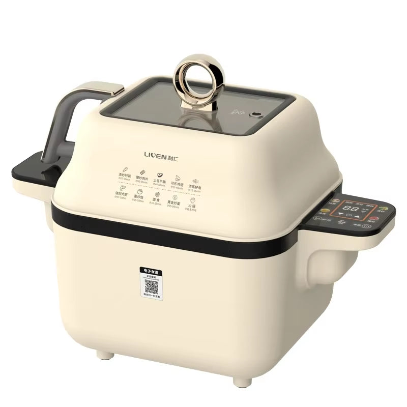 Küche Roboter Maschine 220V Smart Automatische Rotation Rühren-Braten Smart Braten Roboter Mutfak Robotlar Robo De Cozinha