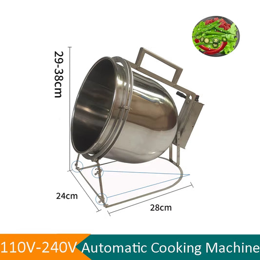Hochwertige Automatische Umsatz-Kochmaschine, Rührenfritteuse, Zuhause, Outdoor, Grill, Intelligenter Küchenroboter, Multifunktions-Kochherstellung
