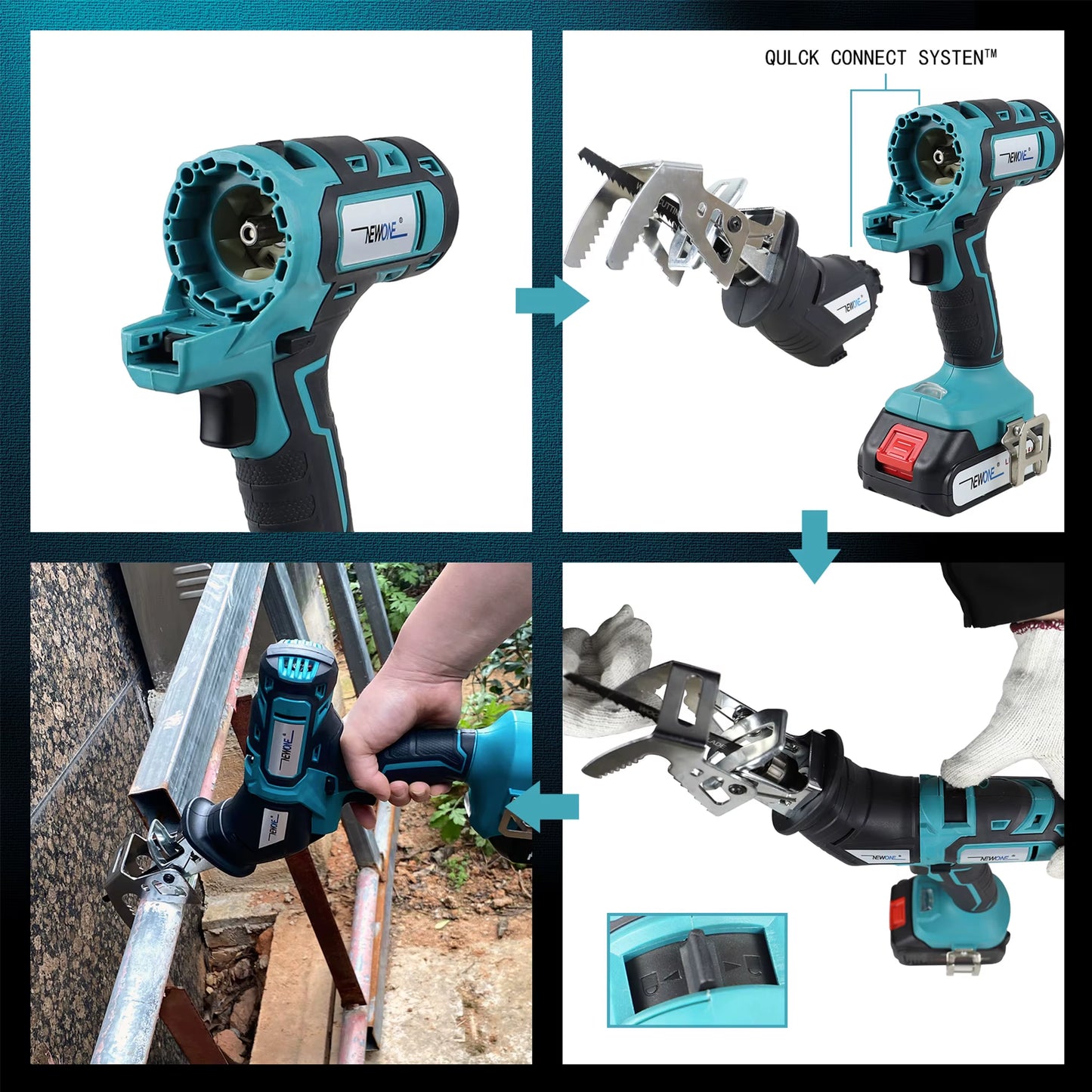 10 in 1 Gebürstete Multifunktion Werkzeuge Elektro Werkzeuge Set Kettensäge Multi Tool Elektro Schrauber Elektro Bohrmaschine DIY Holz Bearbeitung