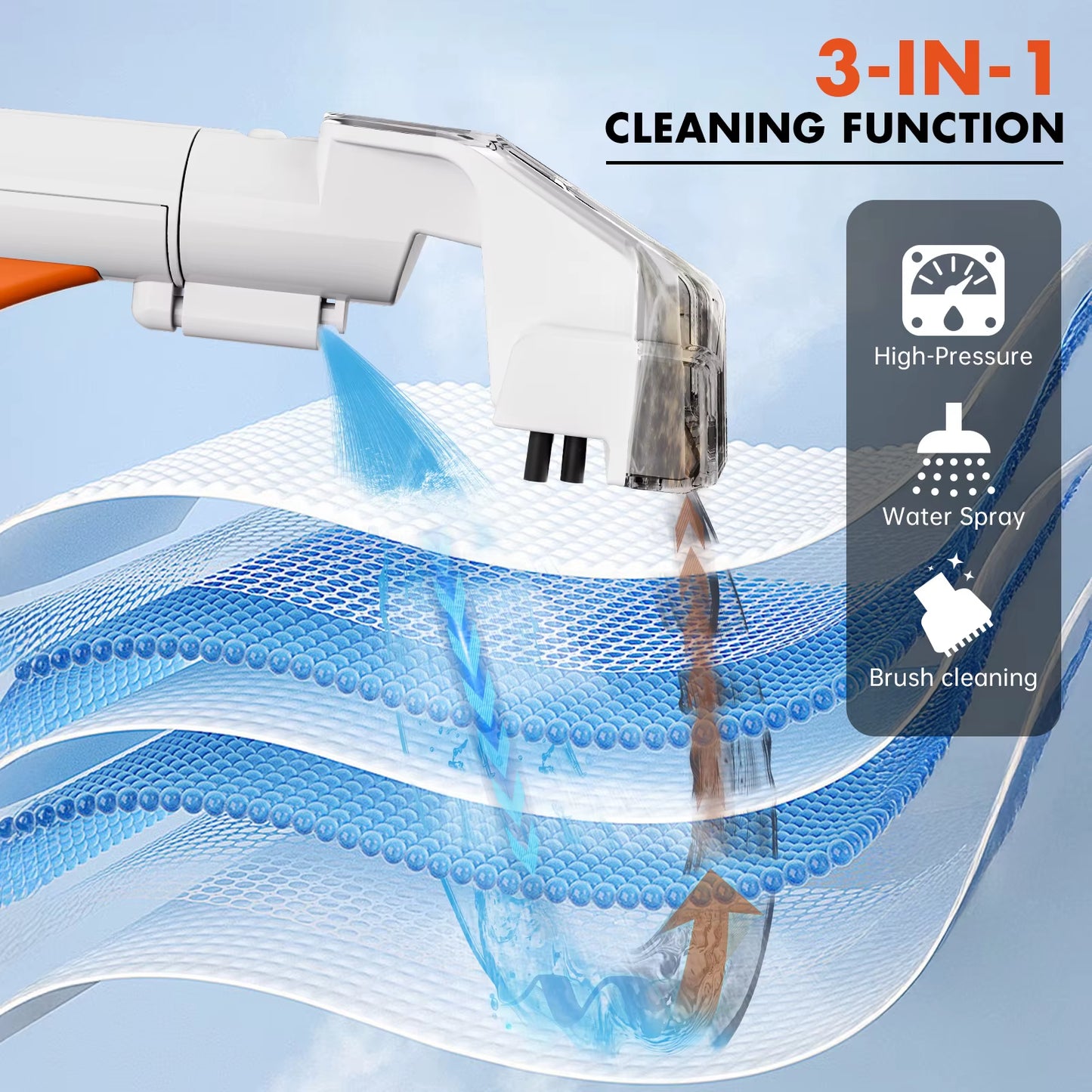 ROBOEVO Spot Cleaner 600/450 W 15/11 Kpa Hand-Teppichreiniger Für Sofa, Vorhang, Sprühabsaugung, Integrierte Maschine, Saubere Maschine Staubsauger Robot