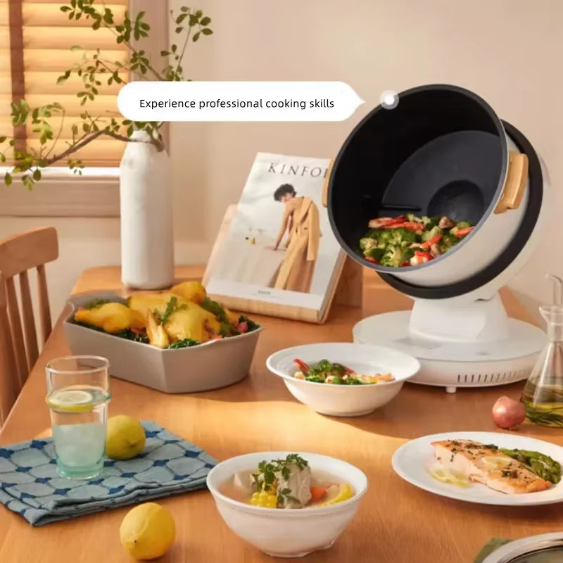 Elektrische Kochmaschine, Vollautomatische Intelligente Maschine, Haushaltskochroboter, Wok, Küche, Spezielle Kochmaschine
