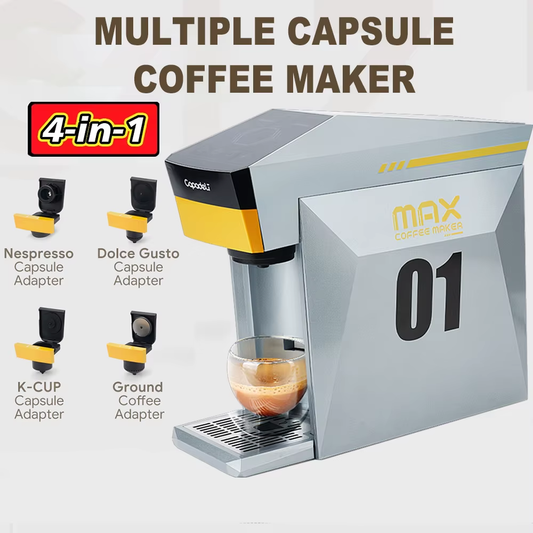 Kapsel-Kaffeemaschine, 4-In-1, Kompatibel Mit DG Nes Illy, Kapsel-Pad, Gemahlener Kaffee, Cafeteria, 19 Bar, Kaffeemaschine Icafilas