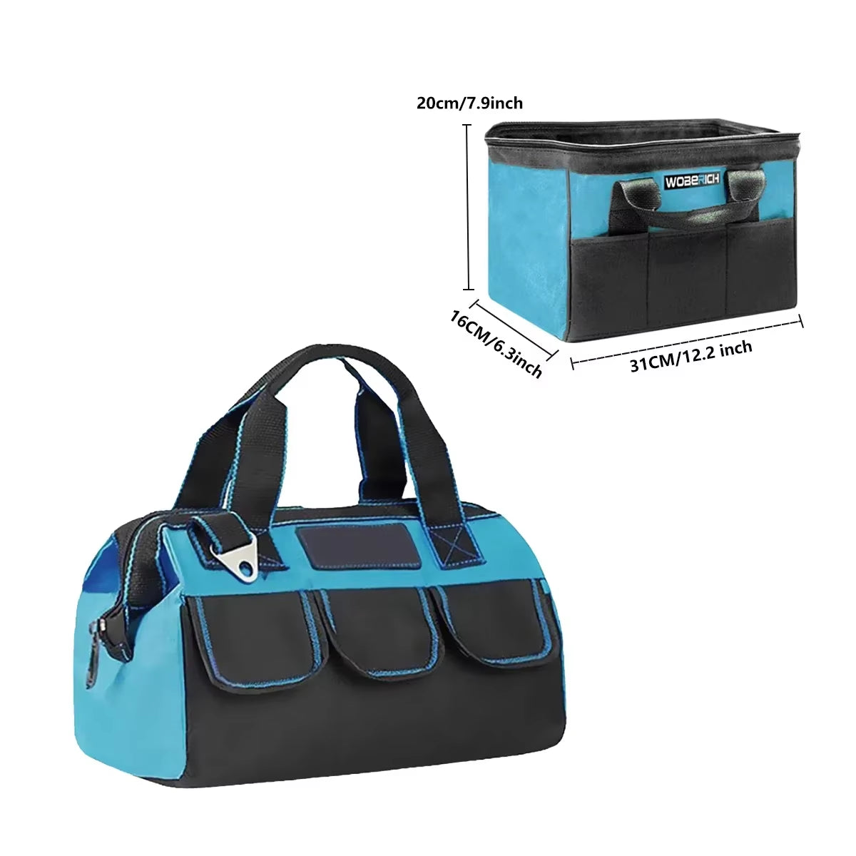 2-In-1 Bürstenloses Combo-Set, Elektrowerkzeug-Sets, Kabelloser Elektrischer Schlagschrauber, Handbohrsteckdose Mit 2 X Akku Und Werkzeugtasche